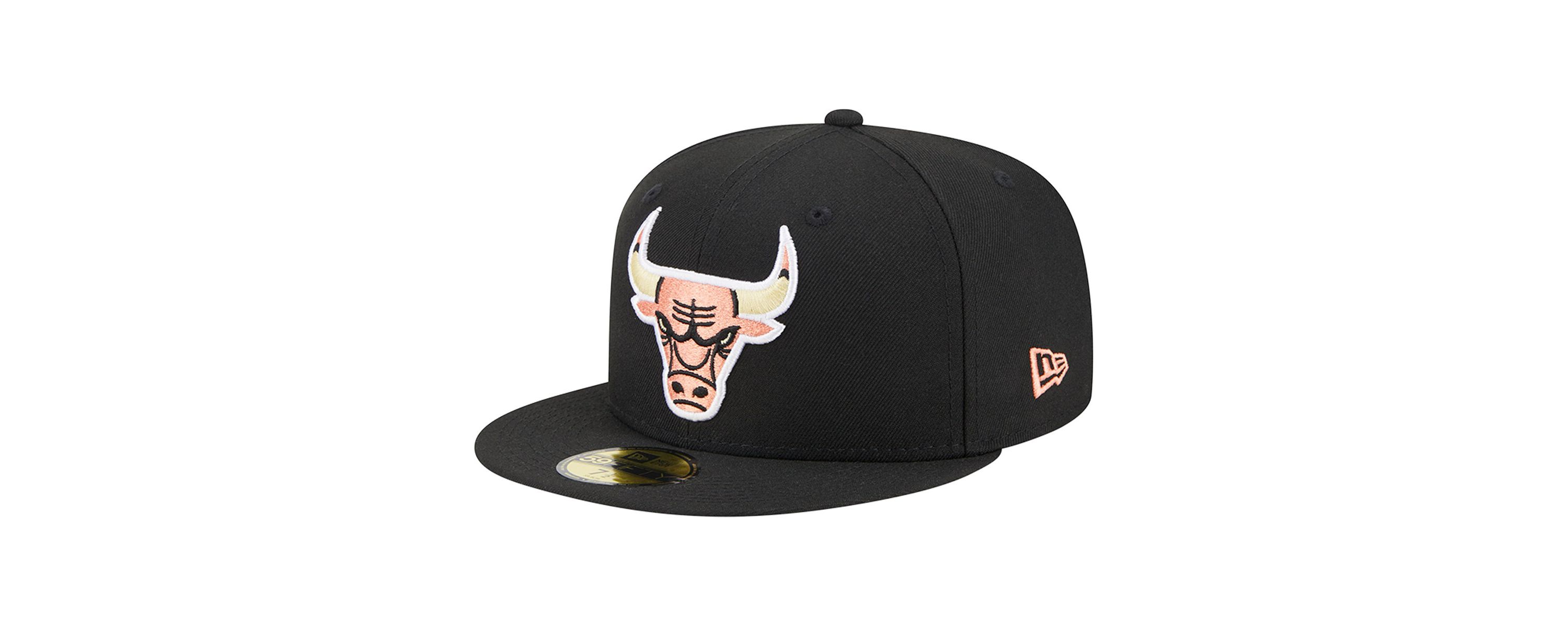 NBA Chicago Bulls Floral Side 59FIFTY Fitted Hat