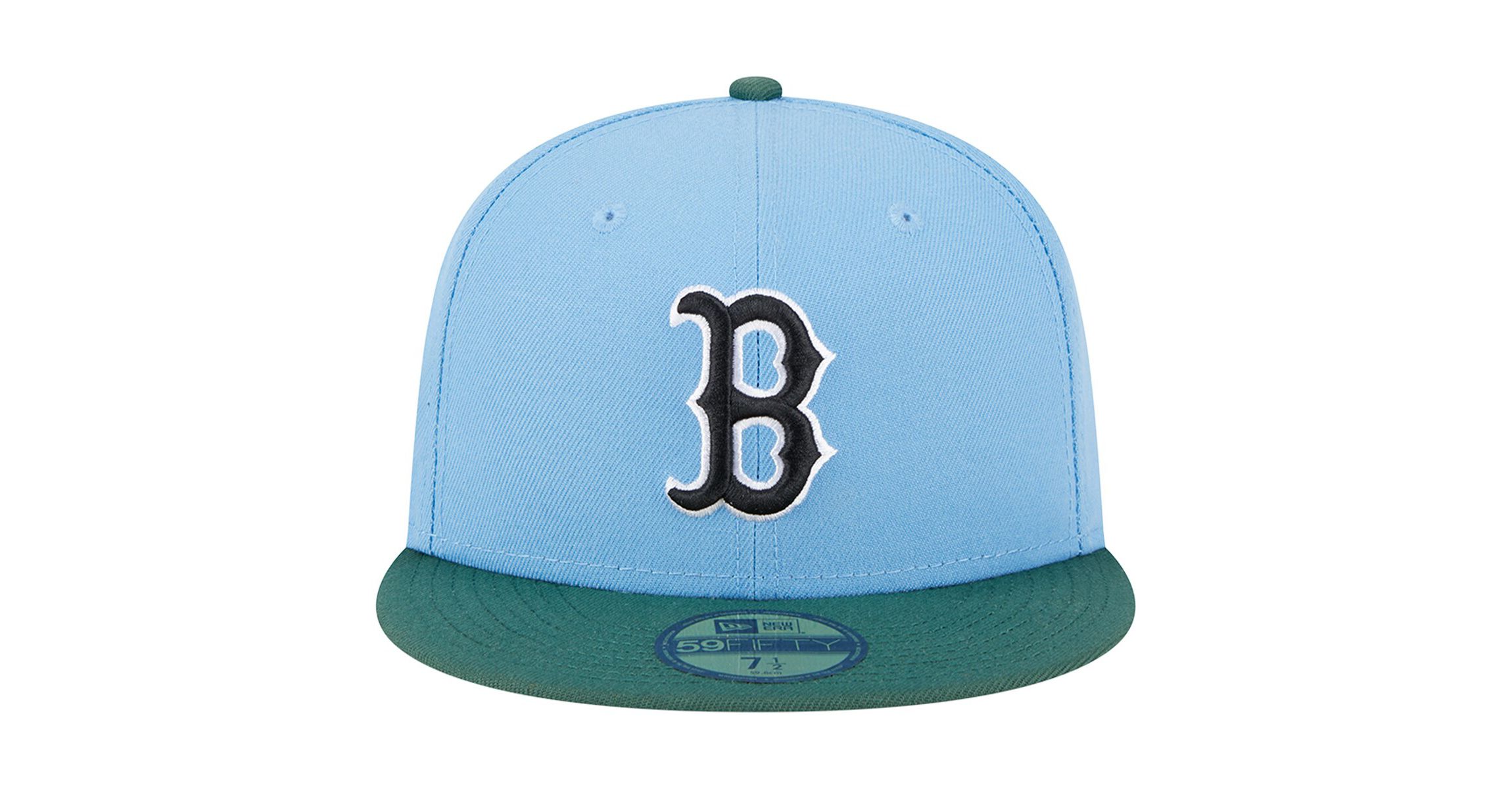 Boston Red Sox MLB Sky Blue/Cilantro Boston Sox 2007 World Series 59FIFTY Fitted Hat