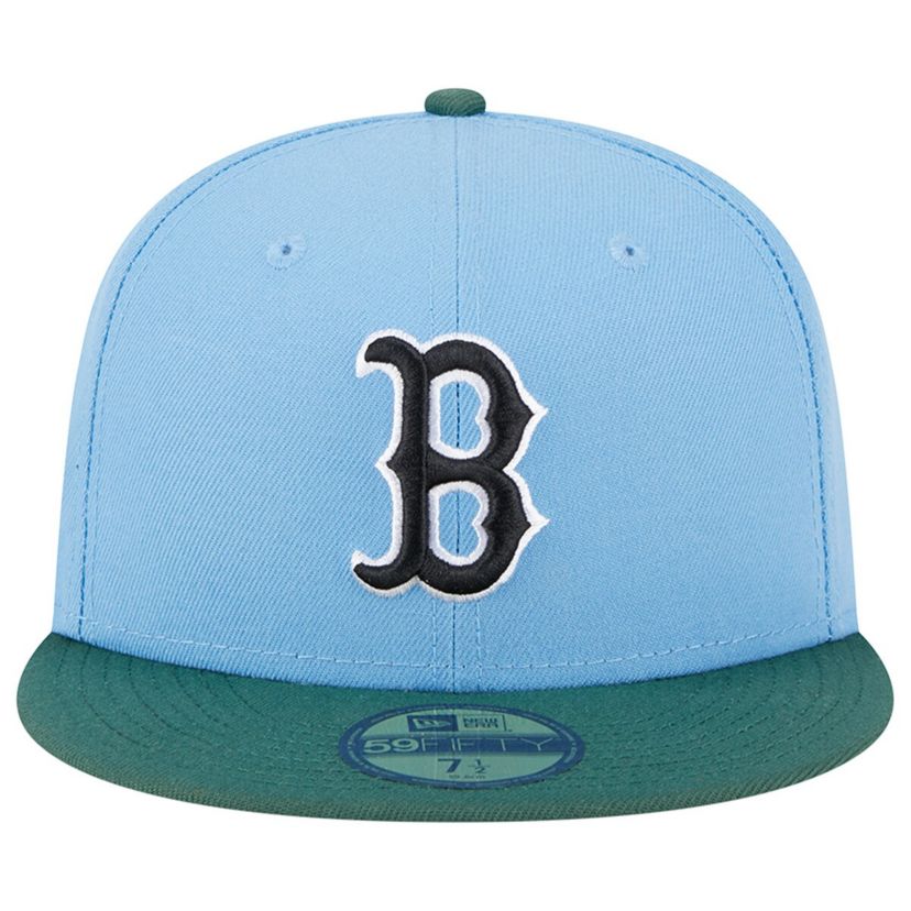 Boston Red Sox MLB Sky Blue/Cilantro Boston Sox 2007 World Series 59FIFTY Fitted Hat