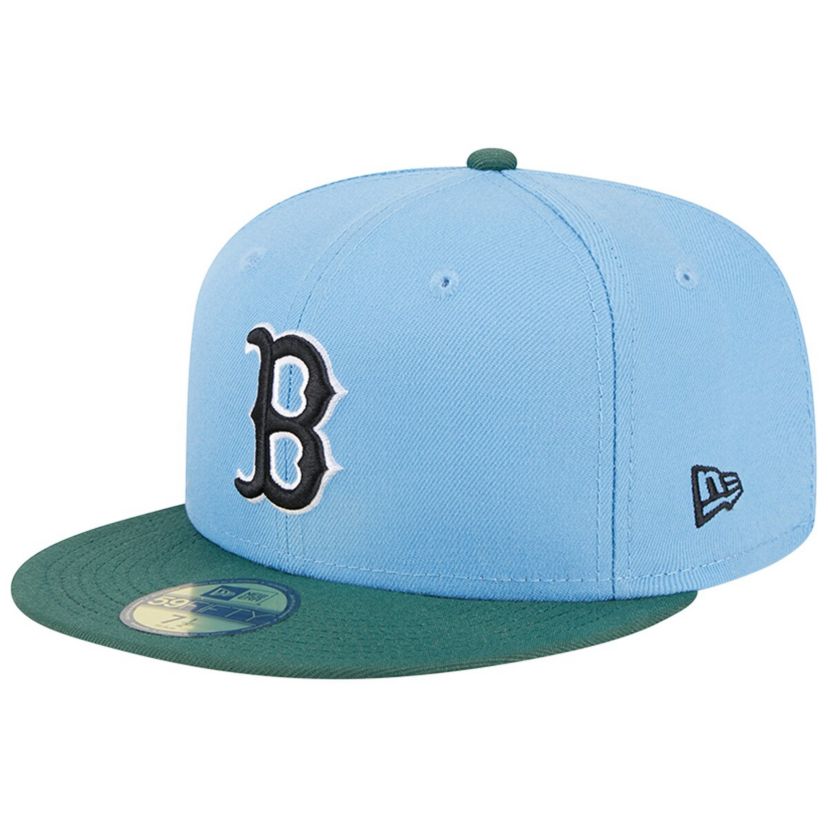 Boston Red Sox MLB Sky Blue/Cilantro Boston Sox 2007 World Series 59FIFTY Fitted Hat