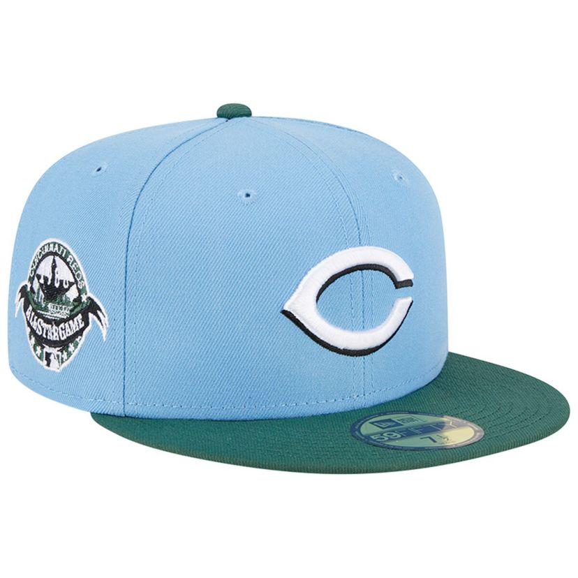 MLB Sky Blue/Cilantro Cincinnati Reds 1988 MLB All-Star Game 59FIFTY Fitted Hat