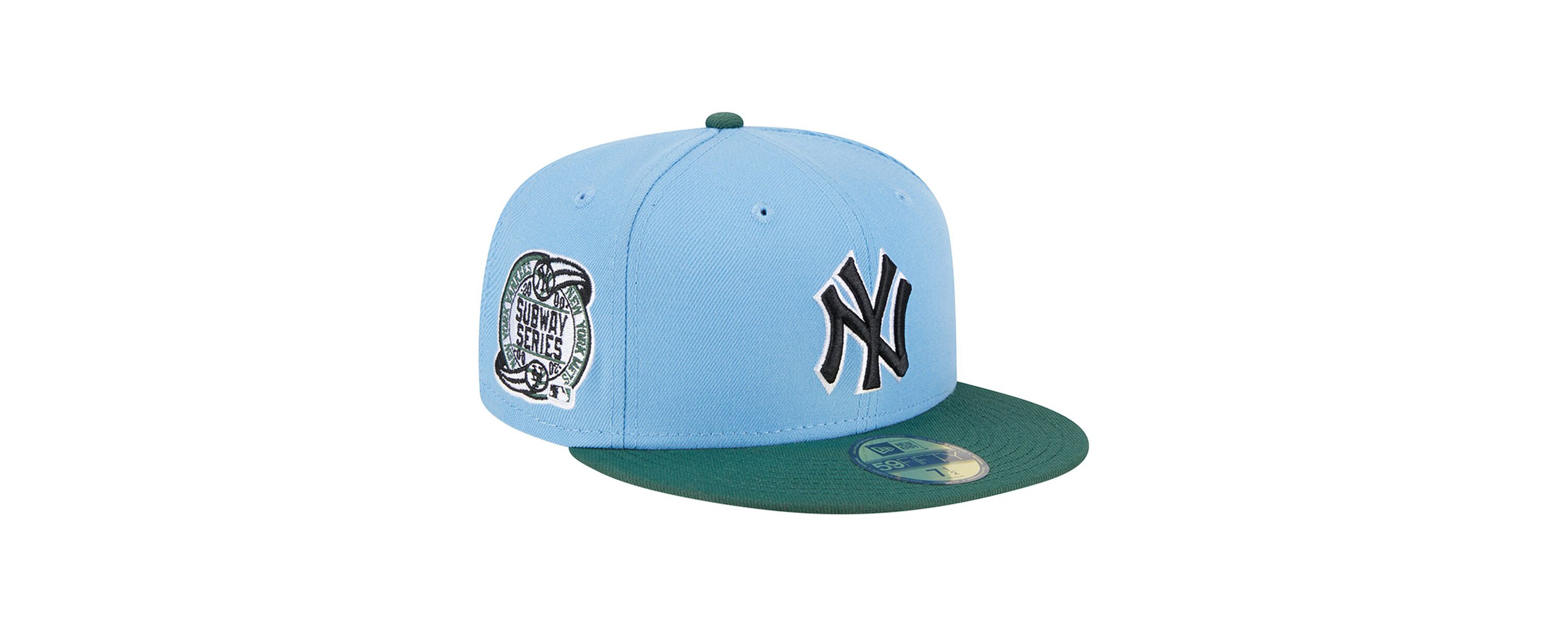 MLB Sky Blue/Cilantro New York Yankees 2000 Subway Series 59FIFTY Fitted Hat