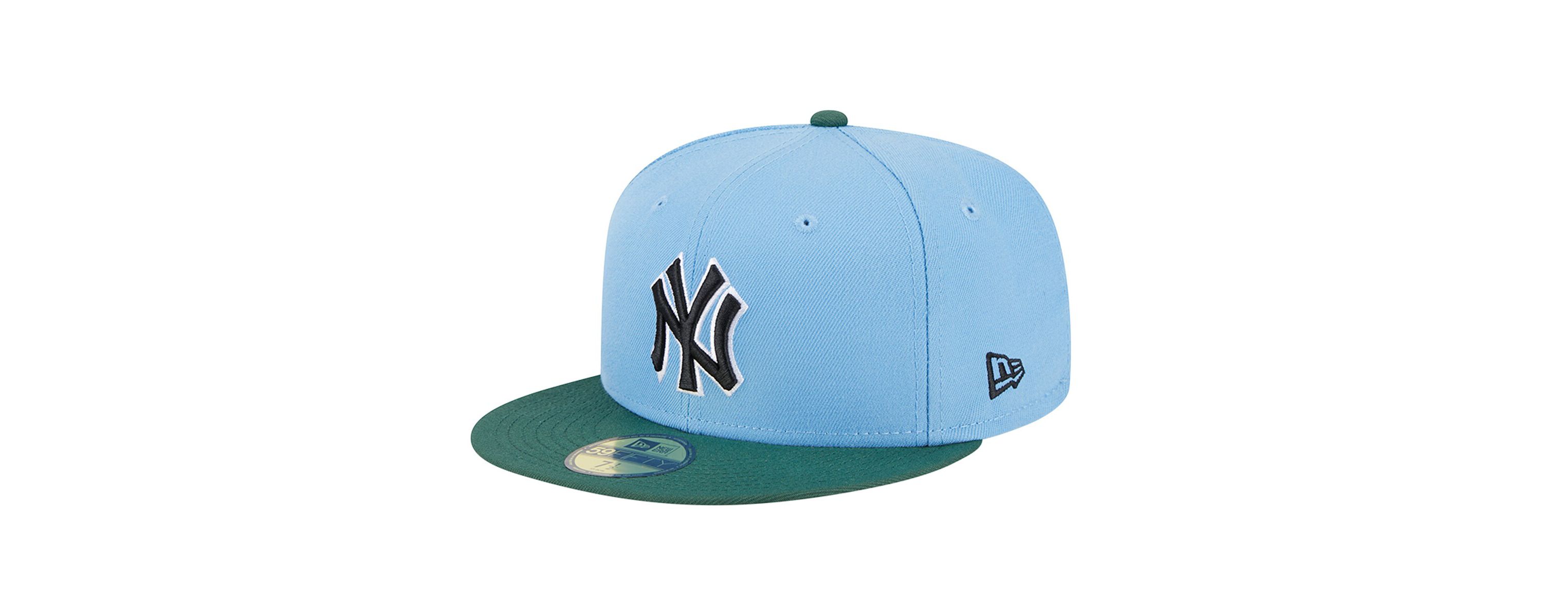 MLB Sky Blue/Cilantro New York Yankees 2000 Subway Series 59FIFTY Fitted Hat