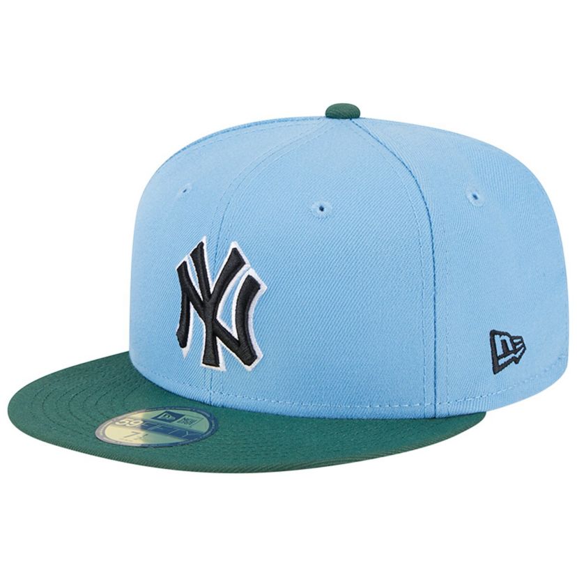 MLB Sky Blue/Cilantro New York Yankees 2000 Subway Series 59FIFTY Fitted Hat
