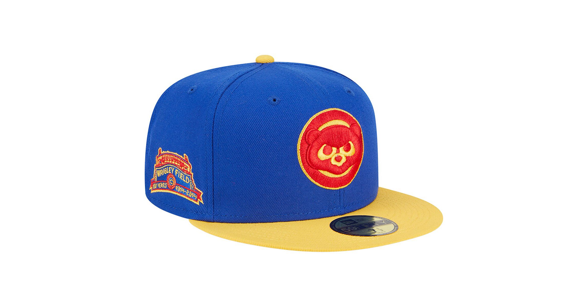 MLB Royal/Yellow Chicago Cubs Empire 59FIFTY Fitted Hat