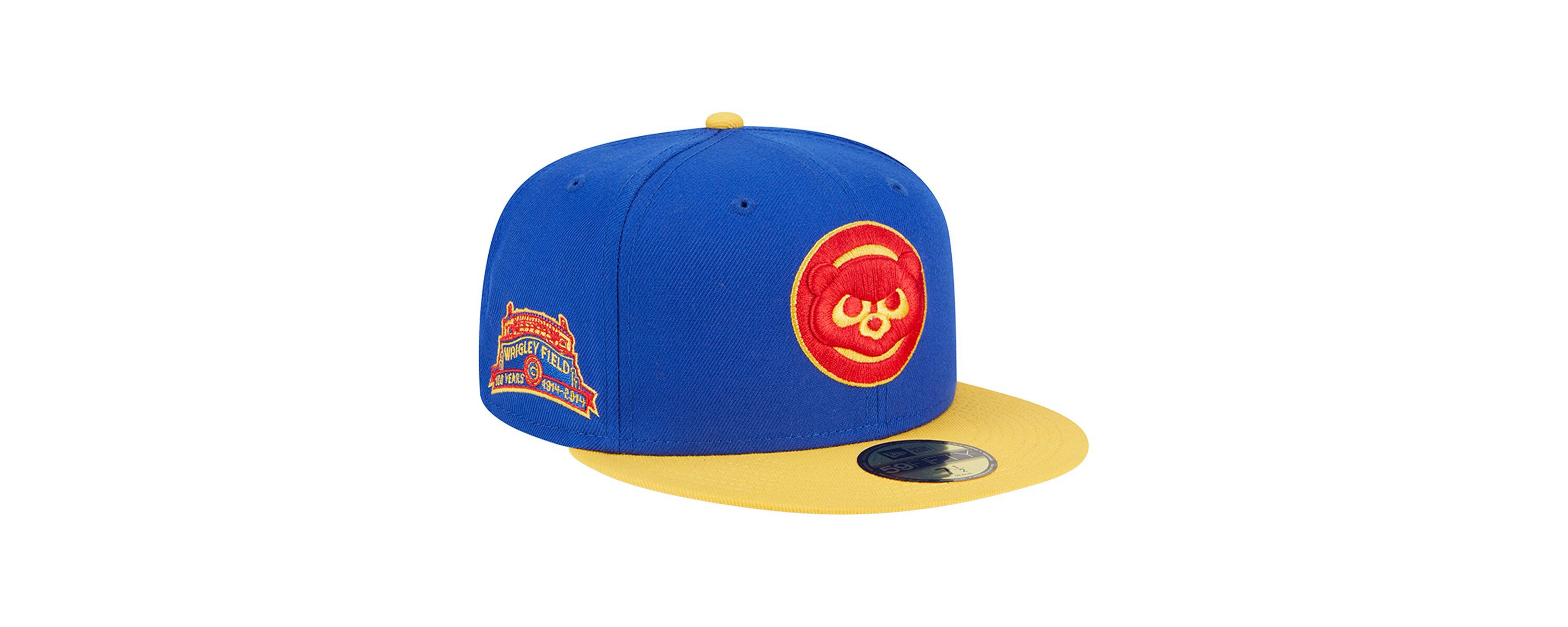 MLB Royal/Yellow Chicago Cubs Empire 59FIFTY Fitted Hat