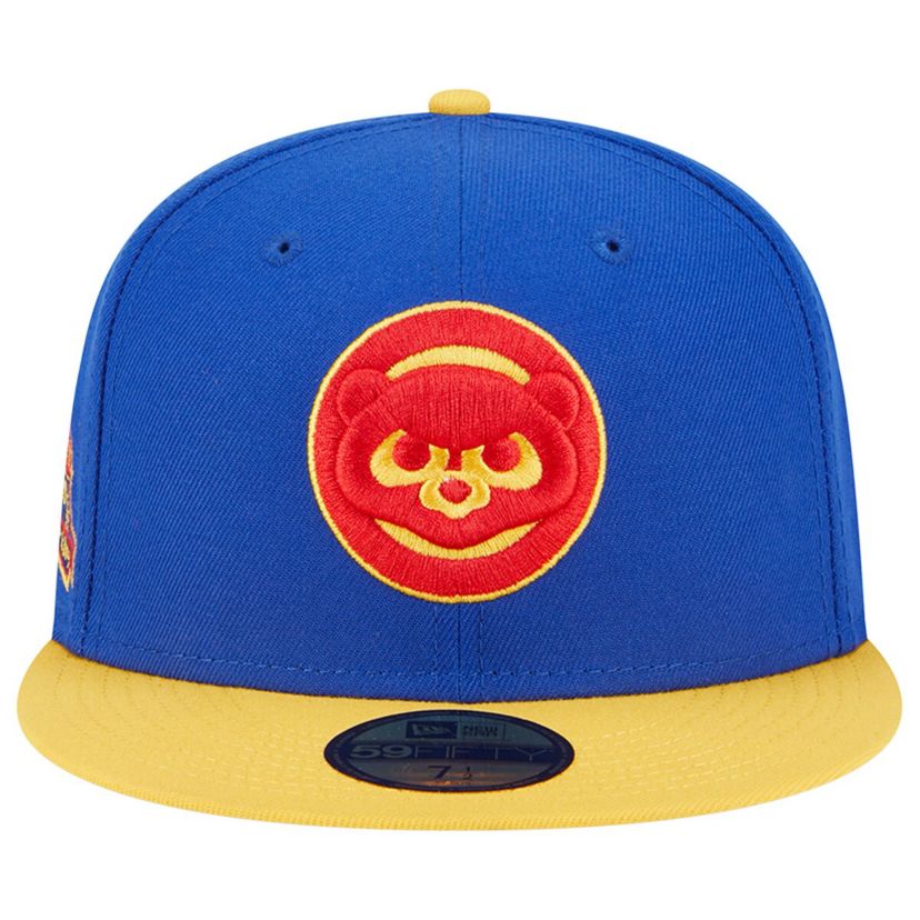 MLB Royal/Yellow Chicago Cubs Empire 59FIFTY Fitted Hat