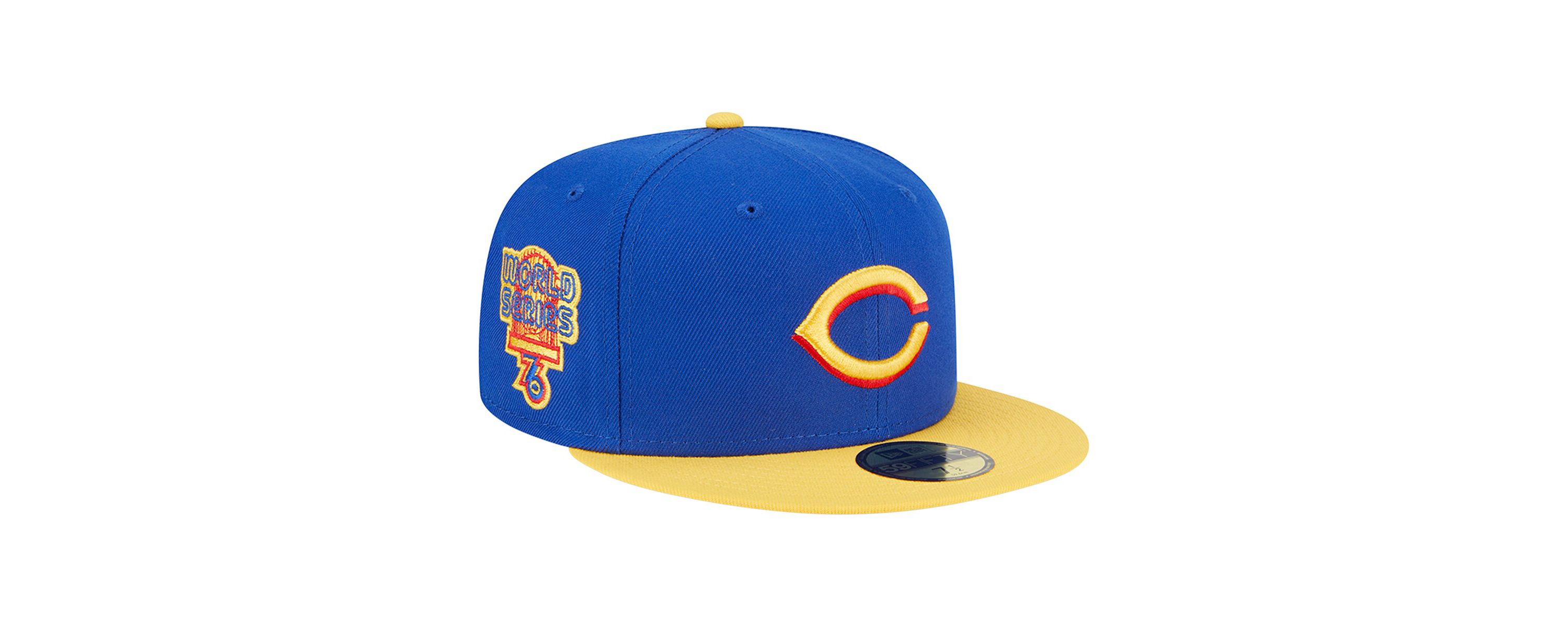MLB Royal/Yellow Cincinnati Reds Empire 59FIFTY Fitted Hat
