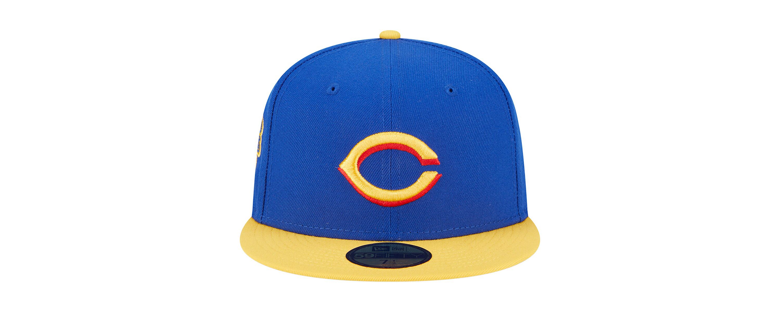 MLB Royal/Yellow Cincinnati Reds Empire 59FIFTY Fitted Hat