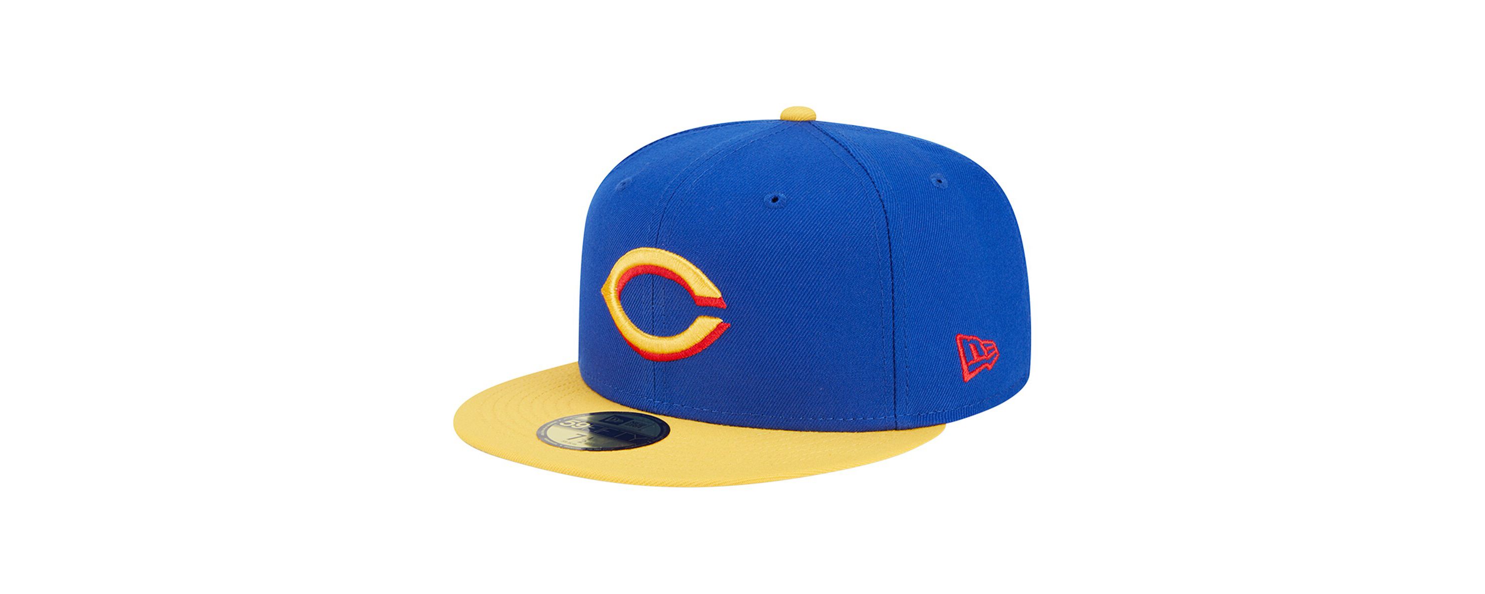 MLB Royal/Yellow Cincinnati Reds Empire 59FIFTY Fitted Hat