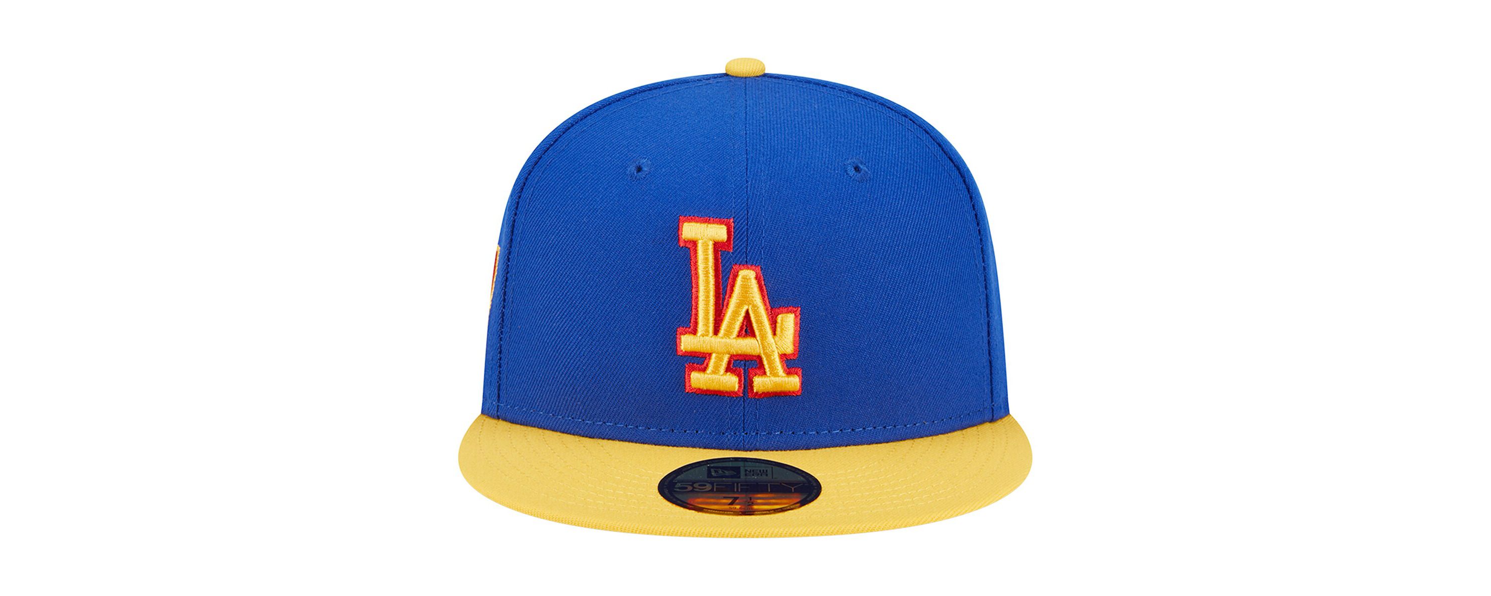 MLB Royal/Yellow Los Angeles Dodgers Empire 59FIFTY Fitted Hat