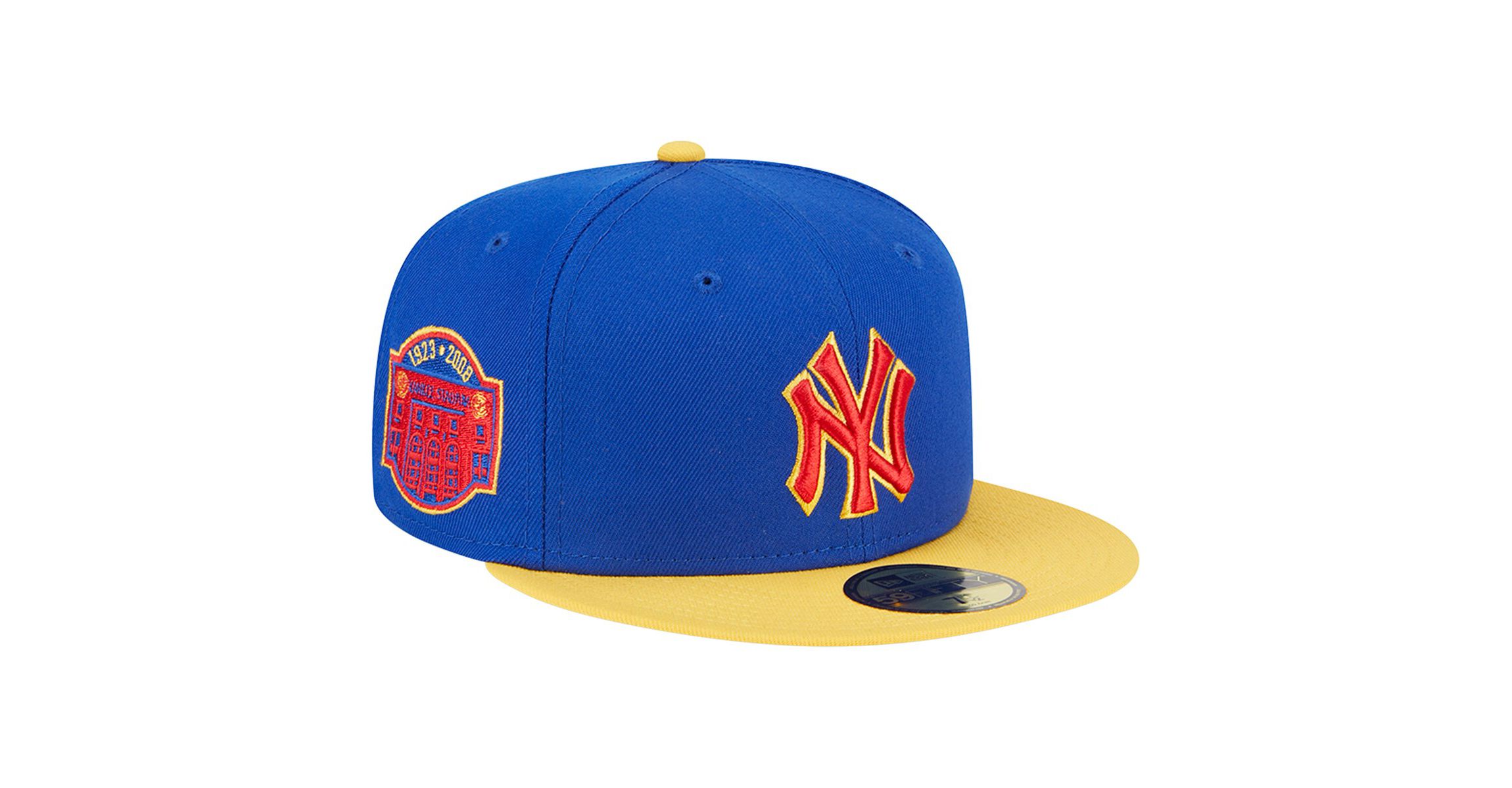 MLB Royal/Yellow New York Yankees Empire 59FIFTY Fitted Hat