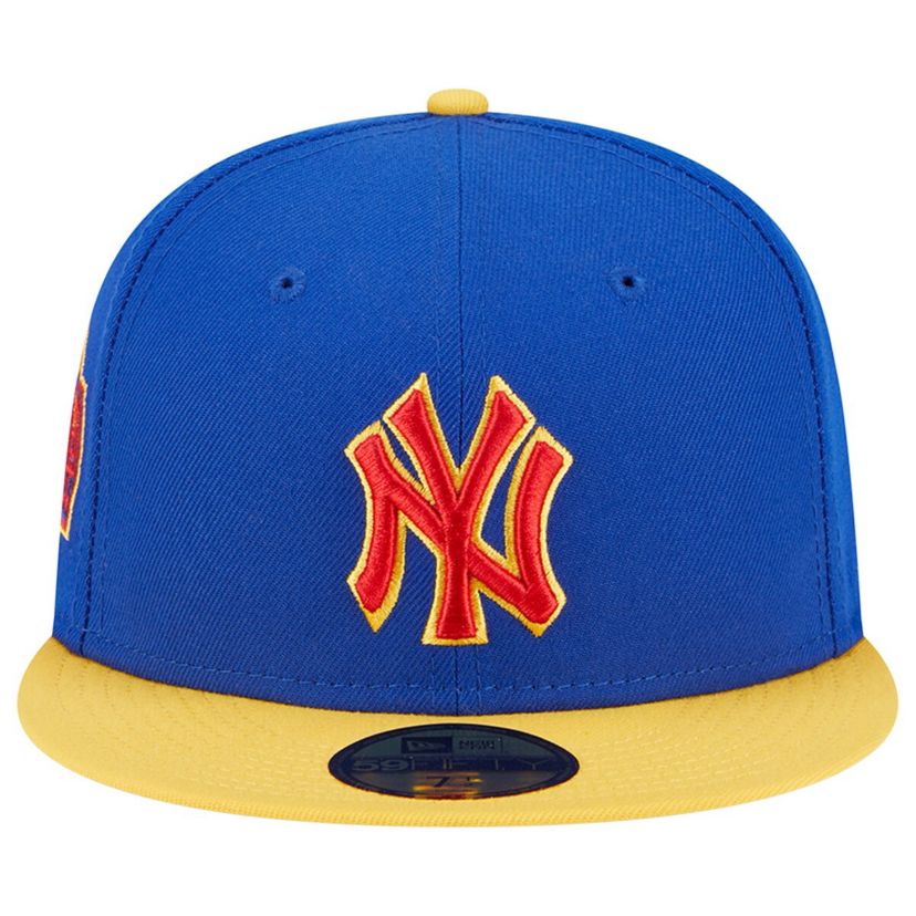MLB Royal/Yellow New York Yankees Empire 59FIFTY Fitted Hat