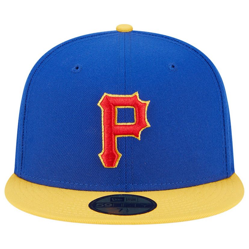 MLB Royal/Yellow Pittsburgh Pirates Empire 59FIFTY Fitted Hat