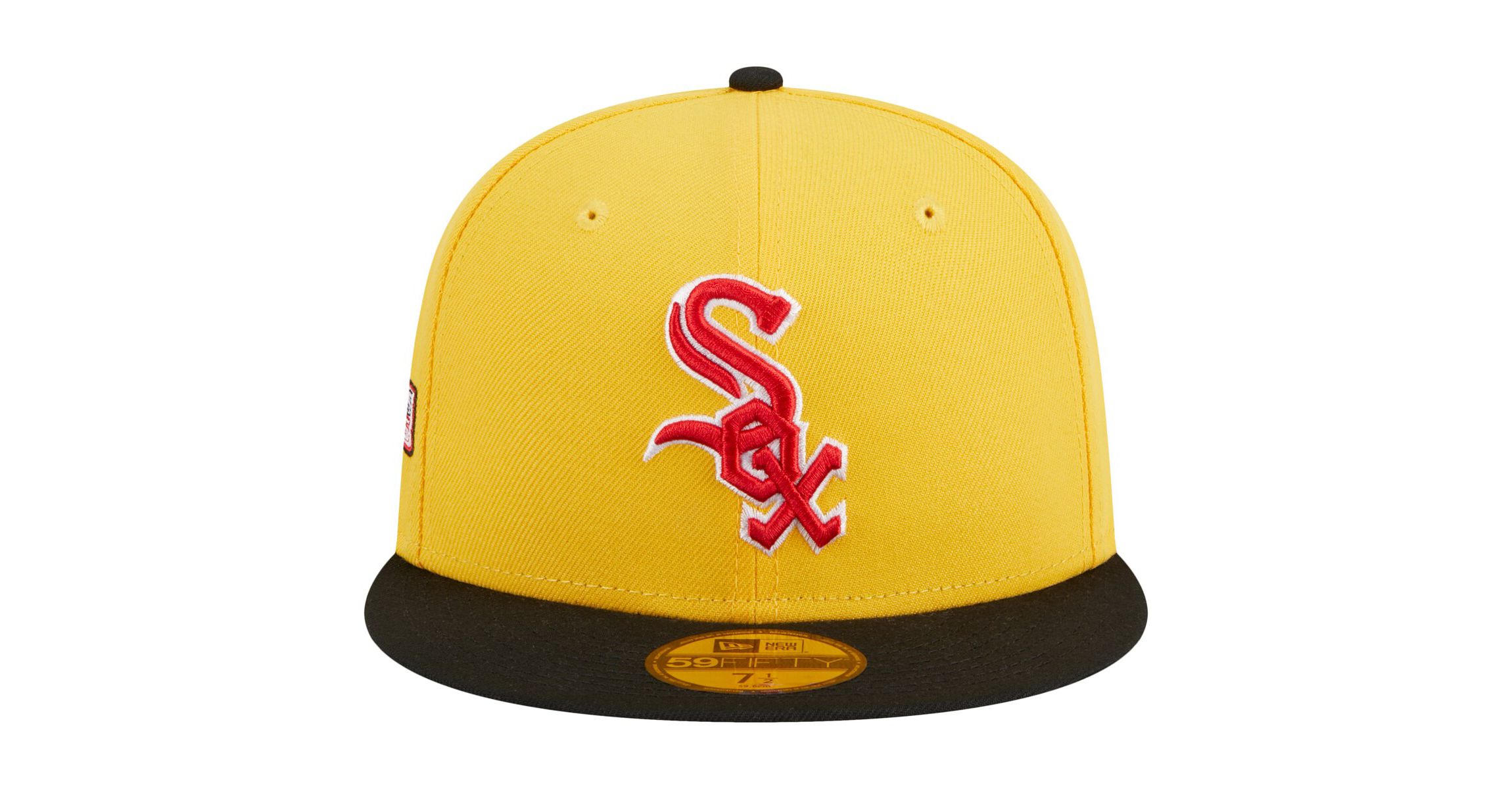 Chicago White Sox MLB Yellow/Black Chicago Sox Grilled 59FIFTY Fitted Hat