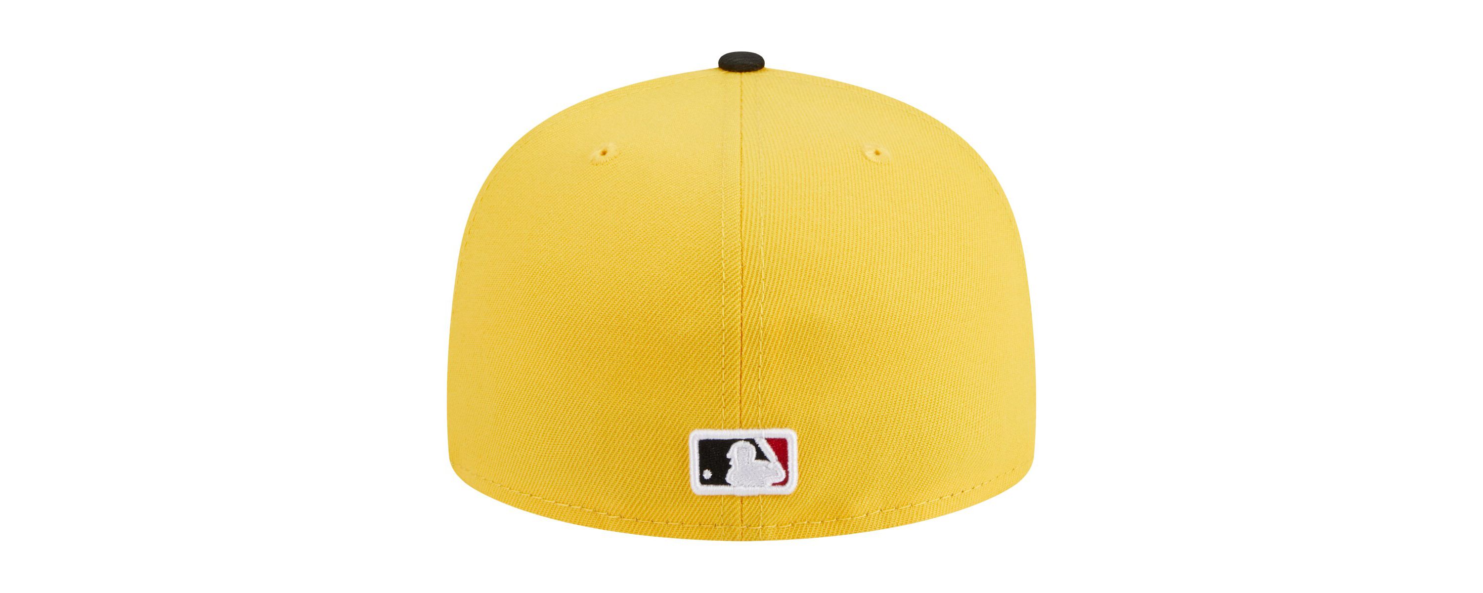 MLB Yellow/Black Cincinnati Reds Grilled 59FIFTY Fitted Hat