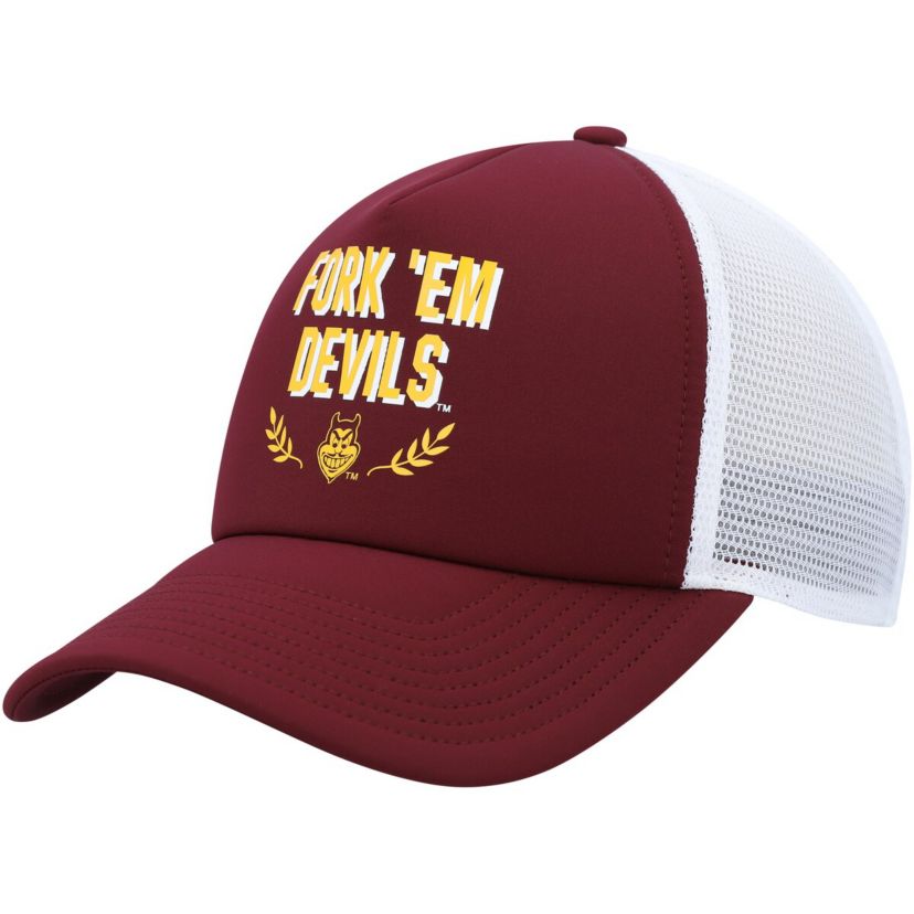NCAA Arizona State Sun Devils Phrase Foam Front Trucker Adjustable Hat
