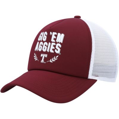 adidas Men's NCAA Texas A&M Aggies Phrase Foam Front Trucker Adjustable Hat
