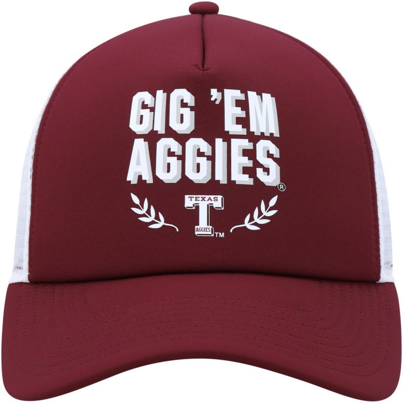 NCAA Texas A&M Aggies Phrase Foam Front Trucker Adjustable Hat