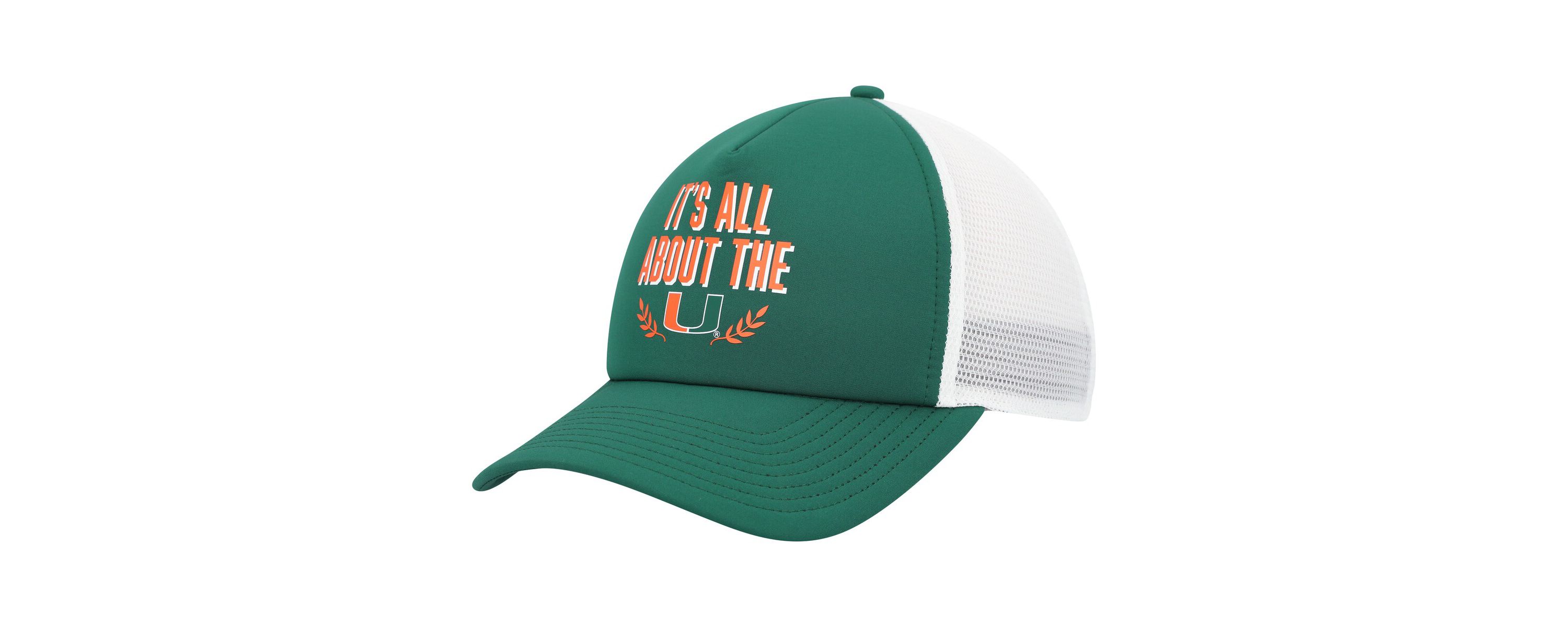 Miami (FL) Hurricanes NCAA Miami Hurricanes Phrase Foam Front Trucker Adjustable Hat