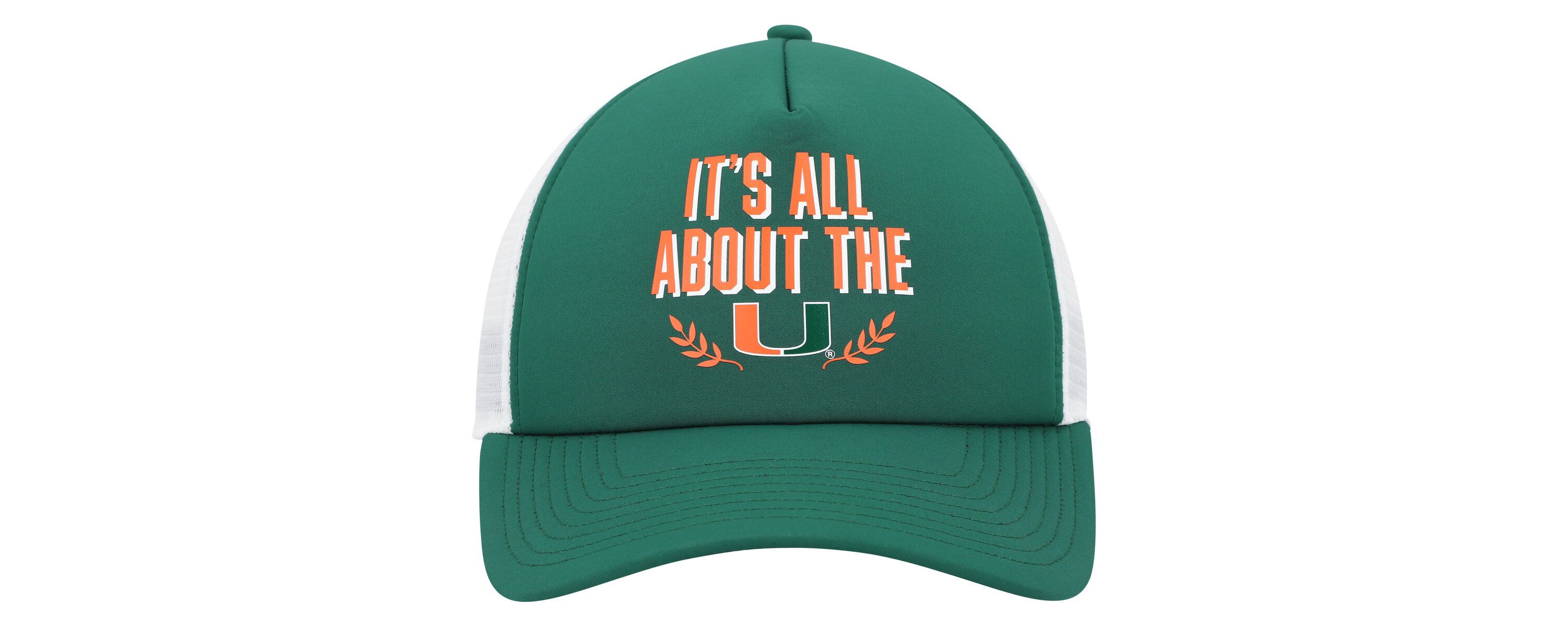 Miami (FL) Hurricanes NCAA Miami Hurricanes Phrase Foam Front Trucker Adjustable Hat