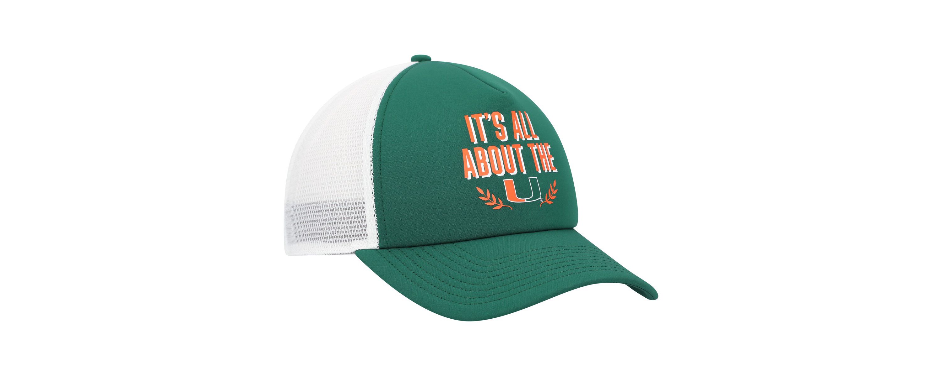 Miami (FL) Hurricanes NCAA Miami Hurricanes Phrase Foam Front Trucker Adjustable Hat