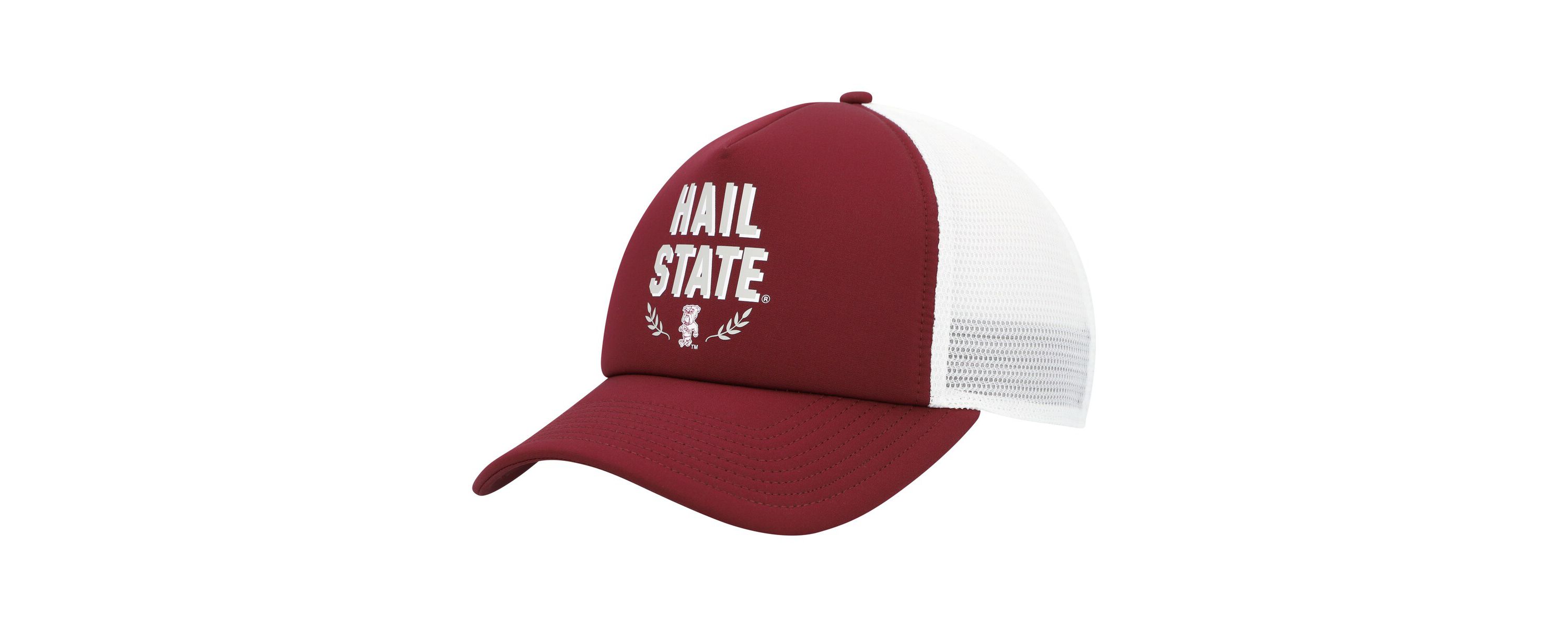 NCAA Mississippi State Bulldogs Phrase Foam Front Trucker Adjustable Hat
