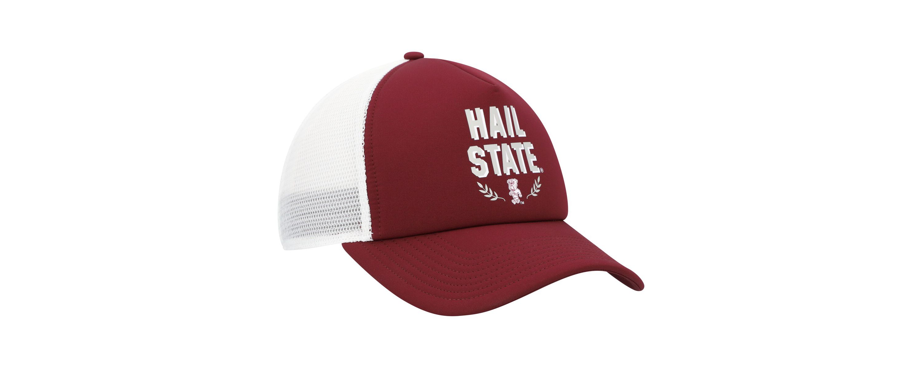NCAA Mississippi State Bulldogs Phrase Foam Front Trucker Adjustable Hat