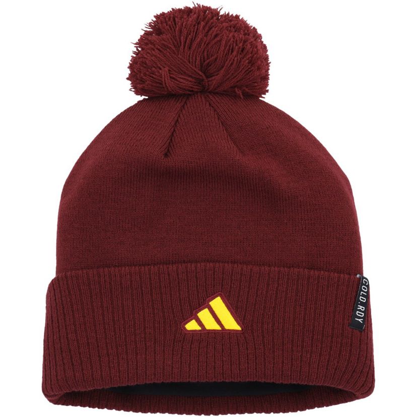 NCAA Arizona State Sun Devils 2023 Sideline COLD.RDY Cuffed Knit Hat with Pom