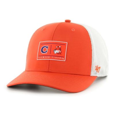 '47 Men's NCAA Clemson Tigers Bonita Brrr Hitch Adjustable Hat, Orange