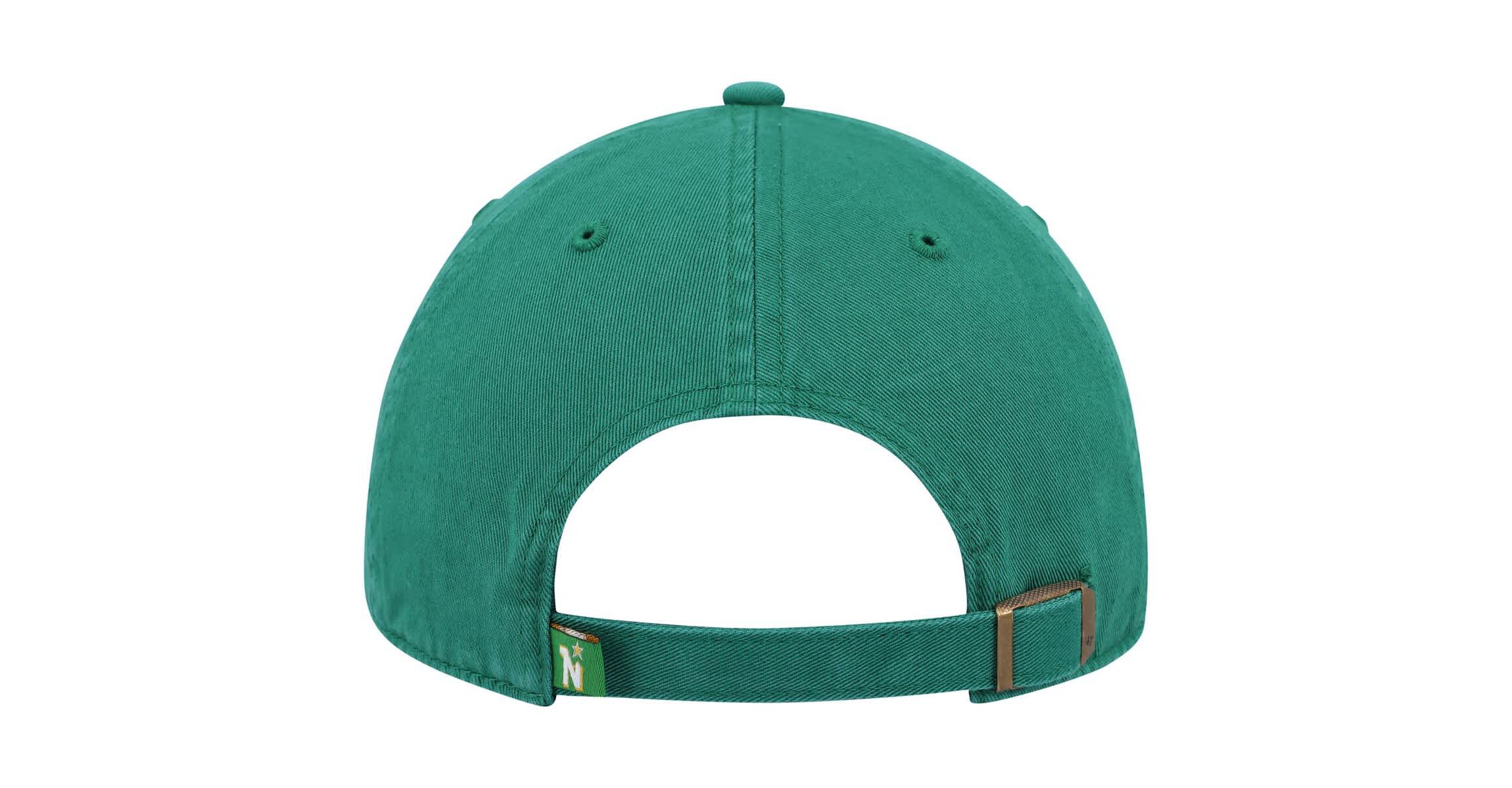 Vintage Hockey Kelly Minnesota North Stars Clean Up Adjustable Hat