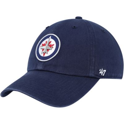 '47 Men's NHL Winnipeg Jets Clean Up Adjustable Hat, Navy Blue