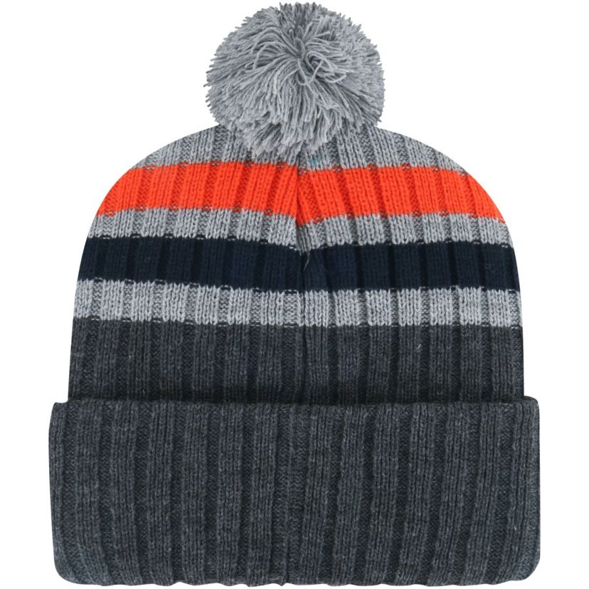 Syracuse Orange NCAA Syracuse Stack Striped Cuffed Knit Hat with Pom