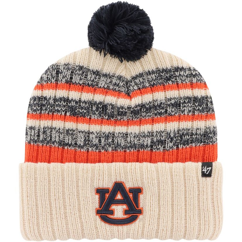 NCAA Auburn Tigers Tavern Cuffed Knit Hat with Pom