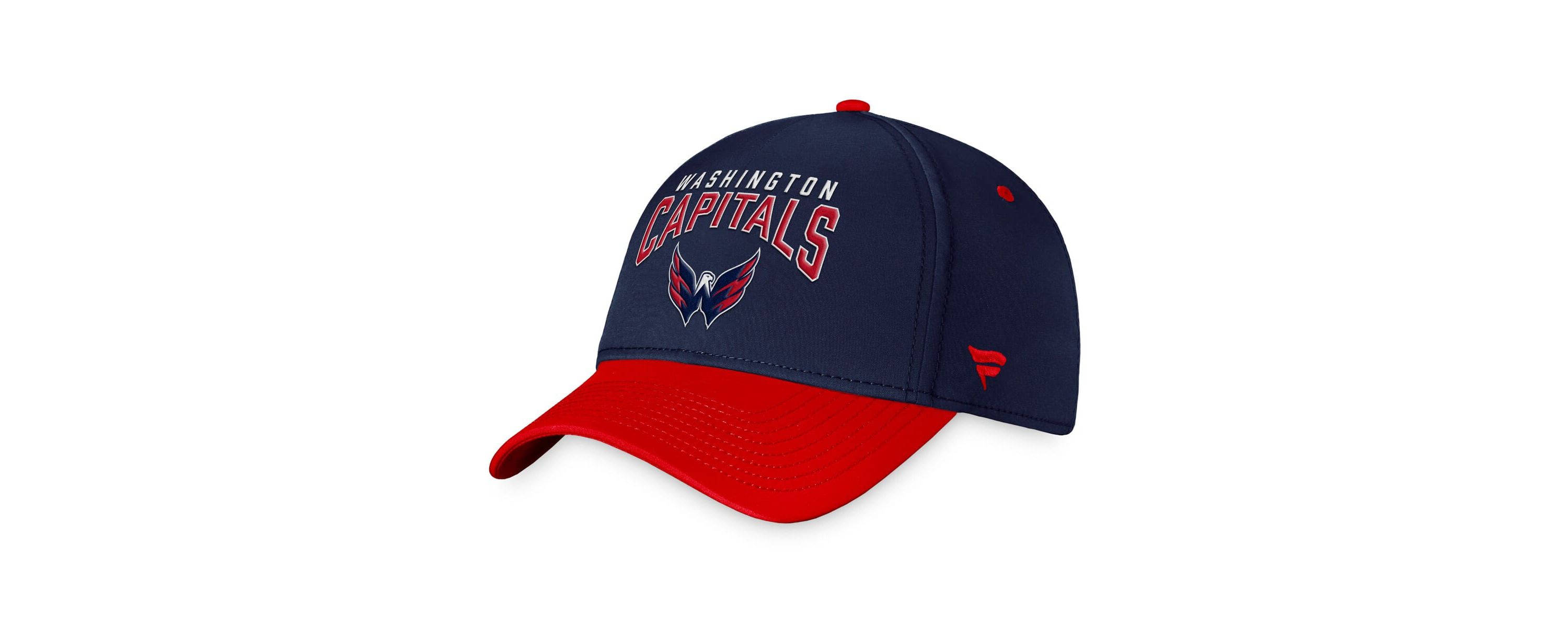 NHL Fanatics Navy/Red Washington Capitals Fundamental 2-Tone Flex Hat