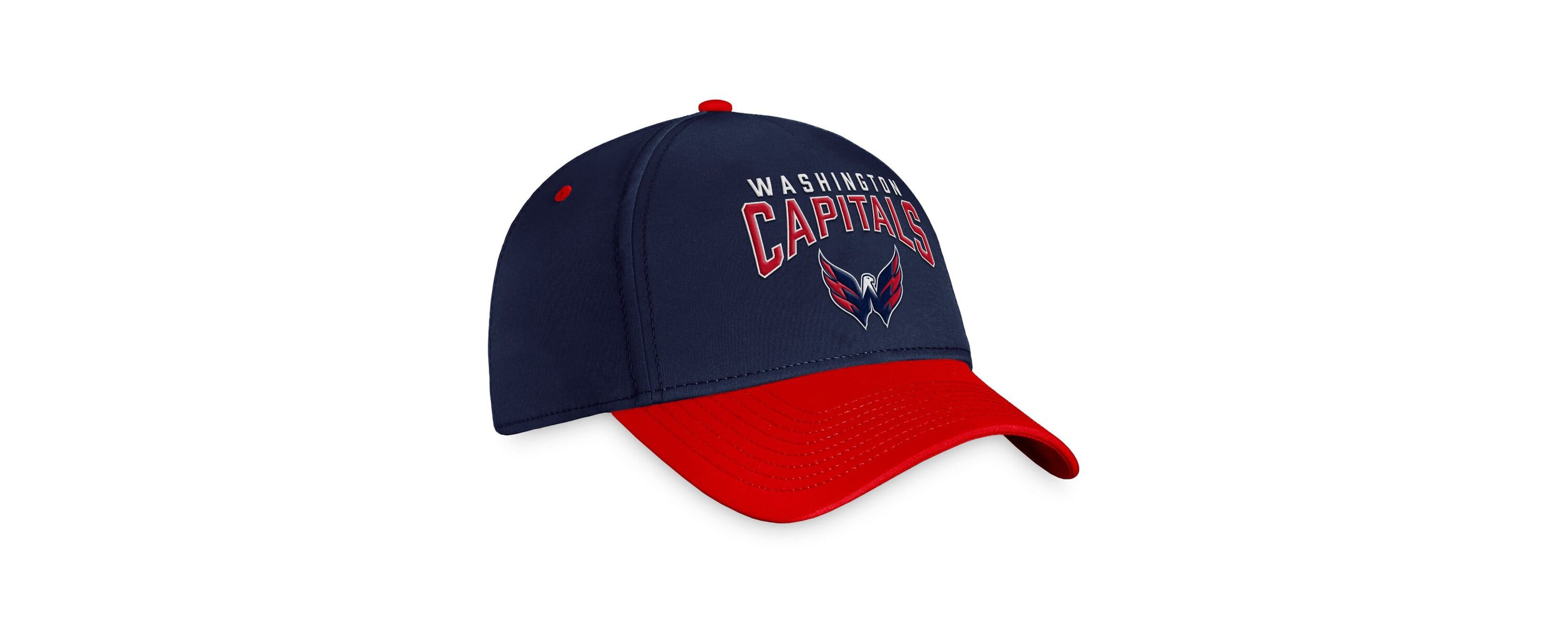 NHL Fanatics Navy/Red Washington Capitals Fundamental 2-Tone Flex Hat