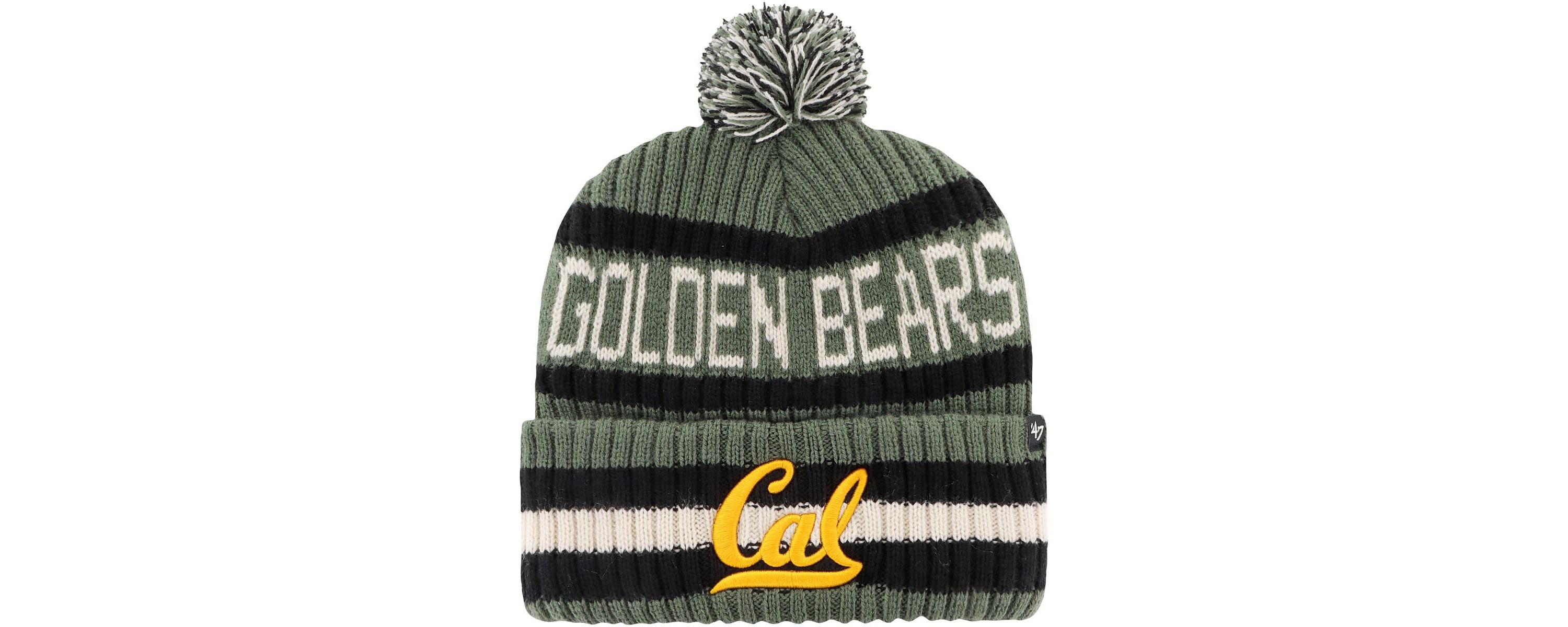 California Golden Bears NCAA Cal Bears OHT Military Appreciation Bering Cuffed Knit Hat with Pom