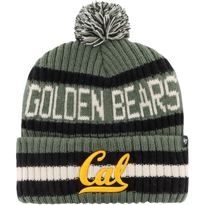 California Golden Bears NCAA Cal Bears OHT Military Appreciation Bering Cuffed Knit Hat with Pom