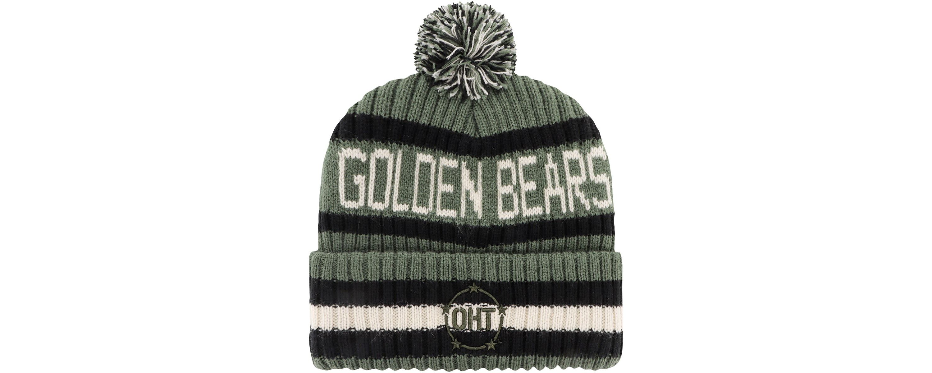 California Golden Bears NCAA Cal Bears OHT Military Appreciation Bering Cuffed Knit Hat with Pom