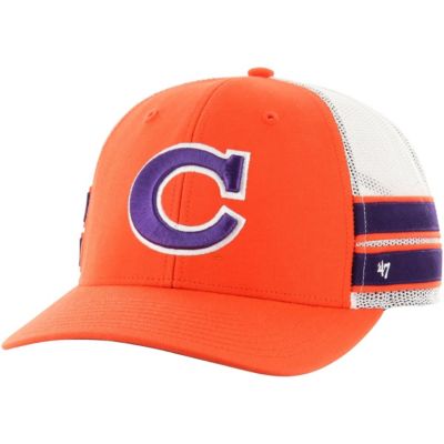 '47 Men's NCAA Clemson Tigers Straight Eight Adjustable Trucker Hat, Orange