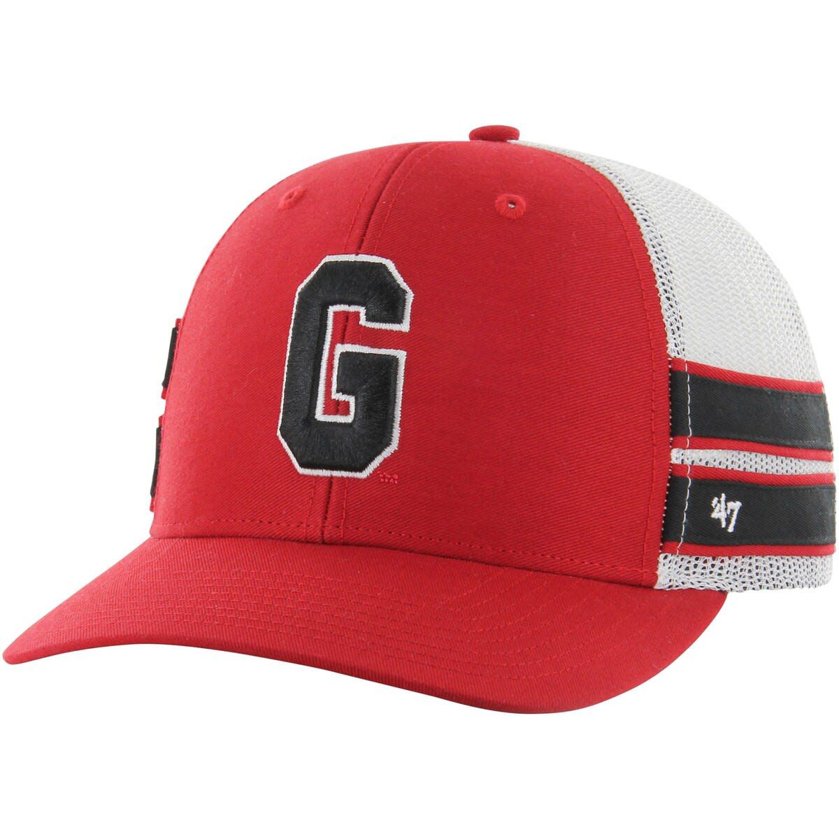 NCAA Georgia Bulldogs Straight Eight Adjustable Trucker Hat
