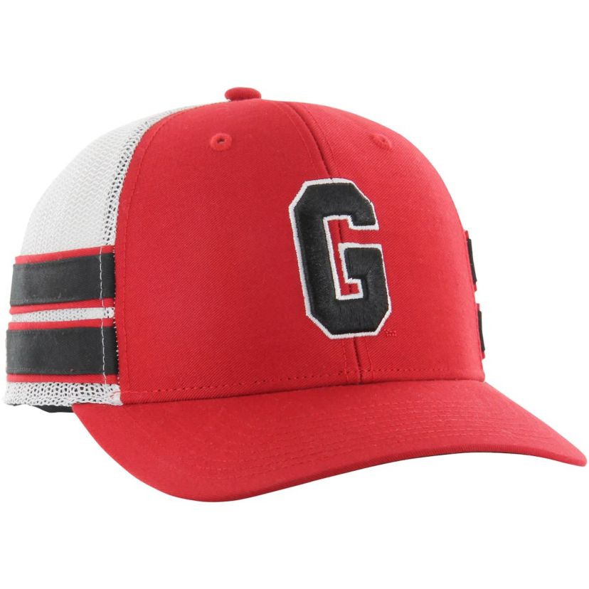 NCAA Georgia Bulldogs Straight Eight Adjustable Trucker Hat