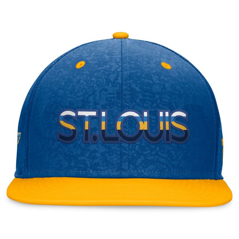 NHL Fanatics Blue/Gold St. Louis Blues Authentic Pro Alternate Jersey Snapback Hat