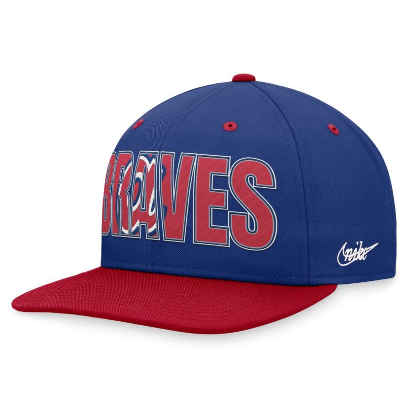 MLB Nike Atlanta Braves Cooperstown Collection Pro Snapback Hat