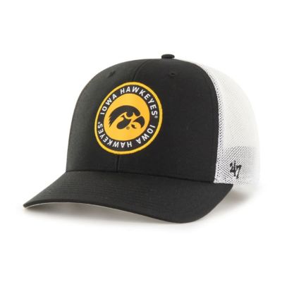 '47 Men's NCAA Iowa Hawkeyes Unveil Trophy Flex Hat, Black, Medium