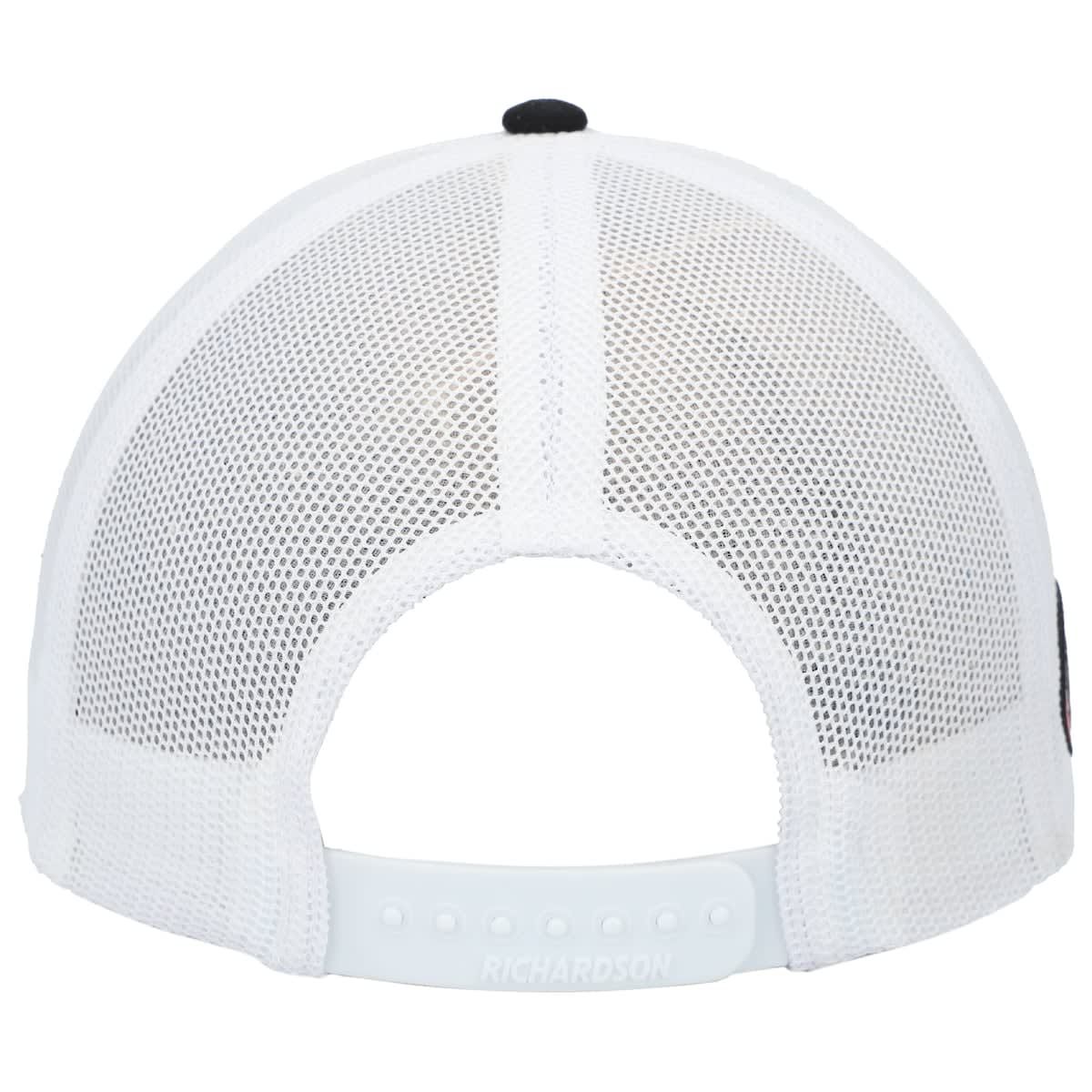 NCAA Black/White Georgia Bulldogs 2022 SEC Conference s Locker Room Adjustable Trucker Hat