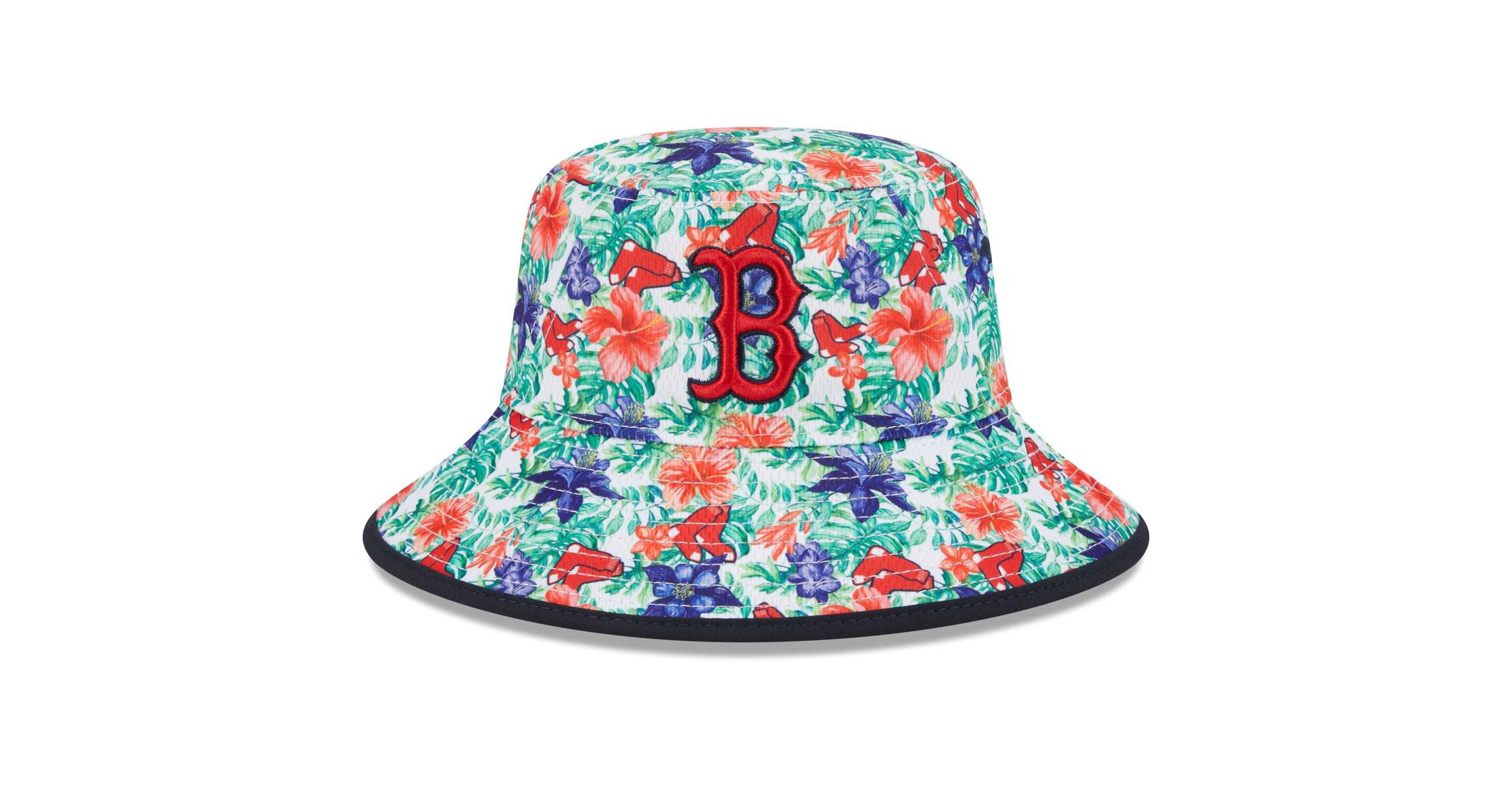 Boston Red Sox MLB Boston Sox Tropic Floral Bucket Hat