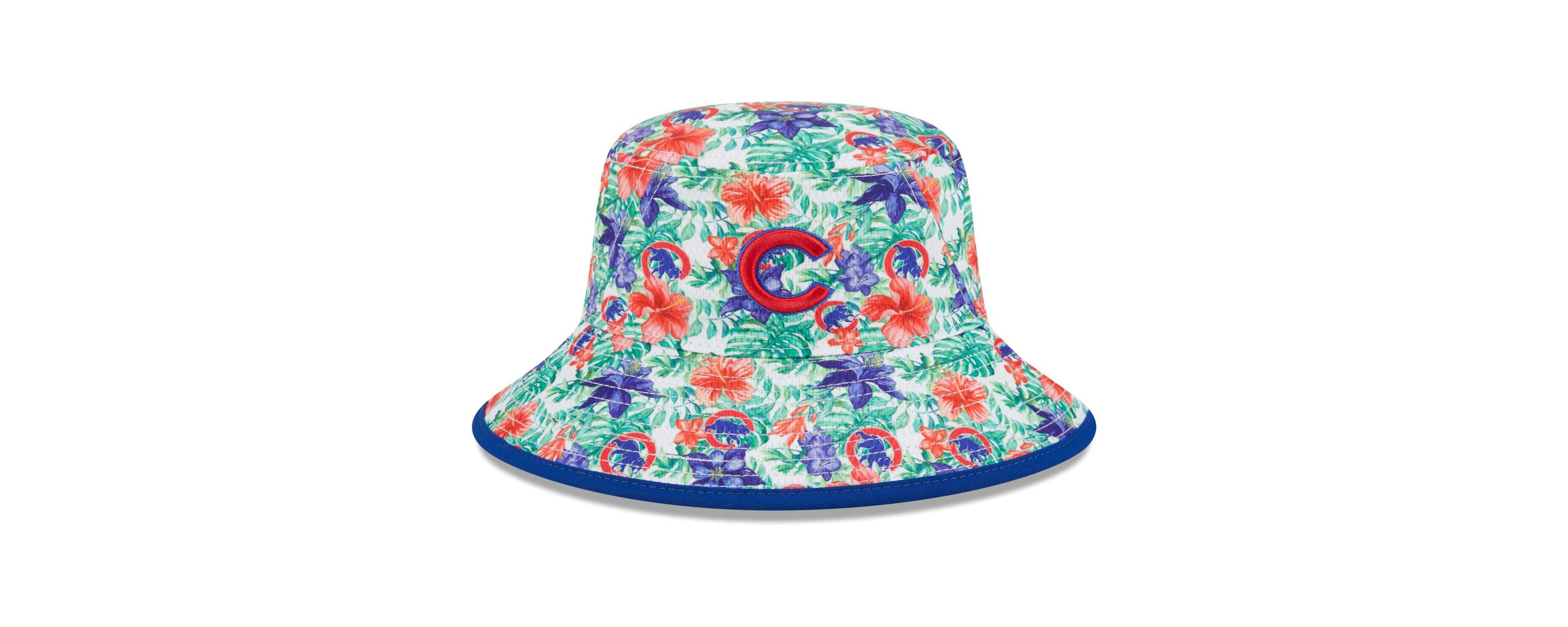 MLB Chicago Cubs Tropic Floral Bucket Hat