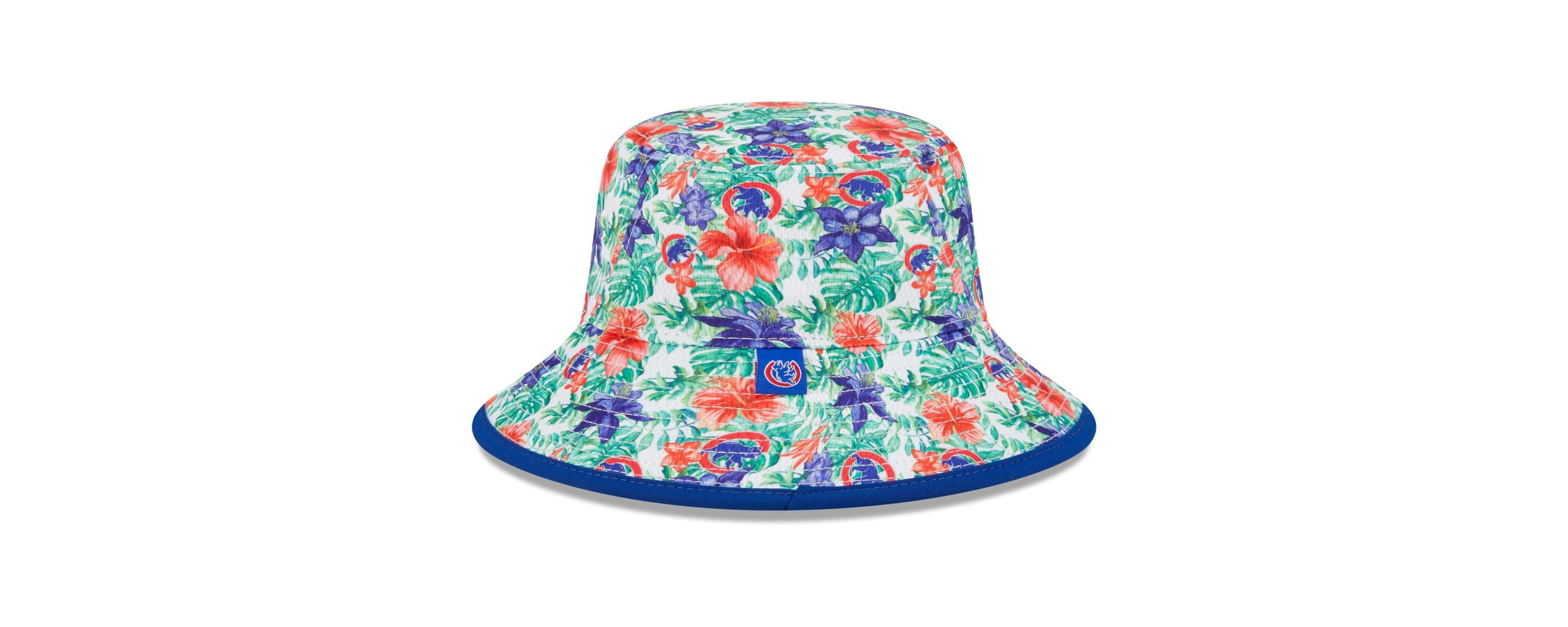 MLB Chicago Cubs Tropic Floral Bucket Hat