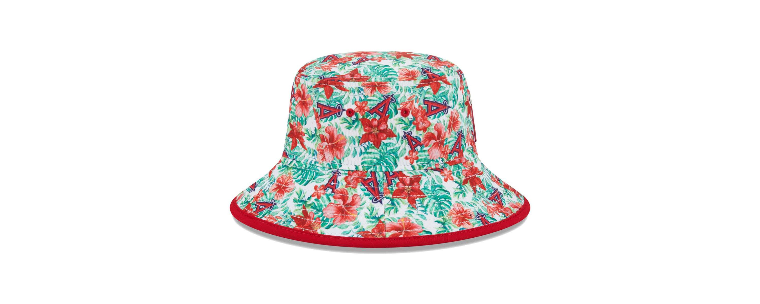 MLB Los Angeles Angels Tropic Floral Bucket Hat